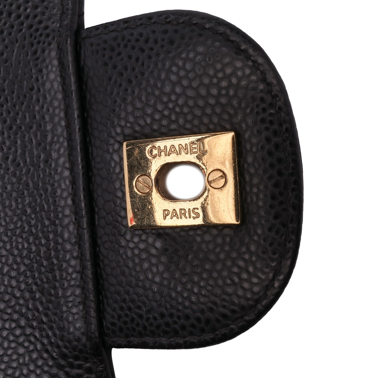 Chanel Jumbo Classic Caviar Double Flap Zwart