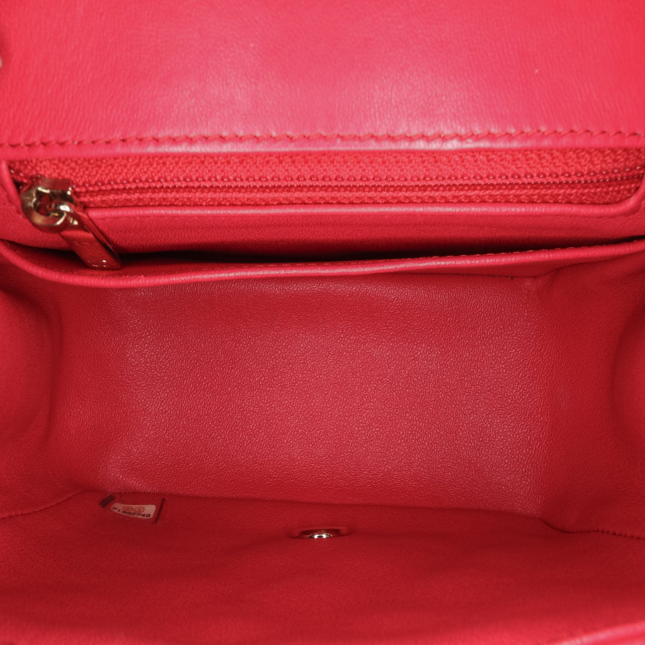 Chanel Mini Square Classic Lambskin Single Flap Roze