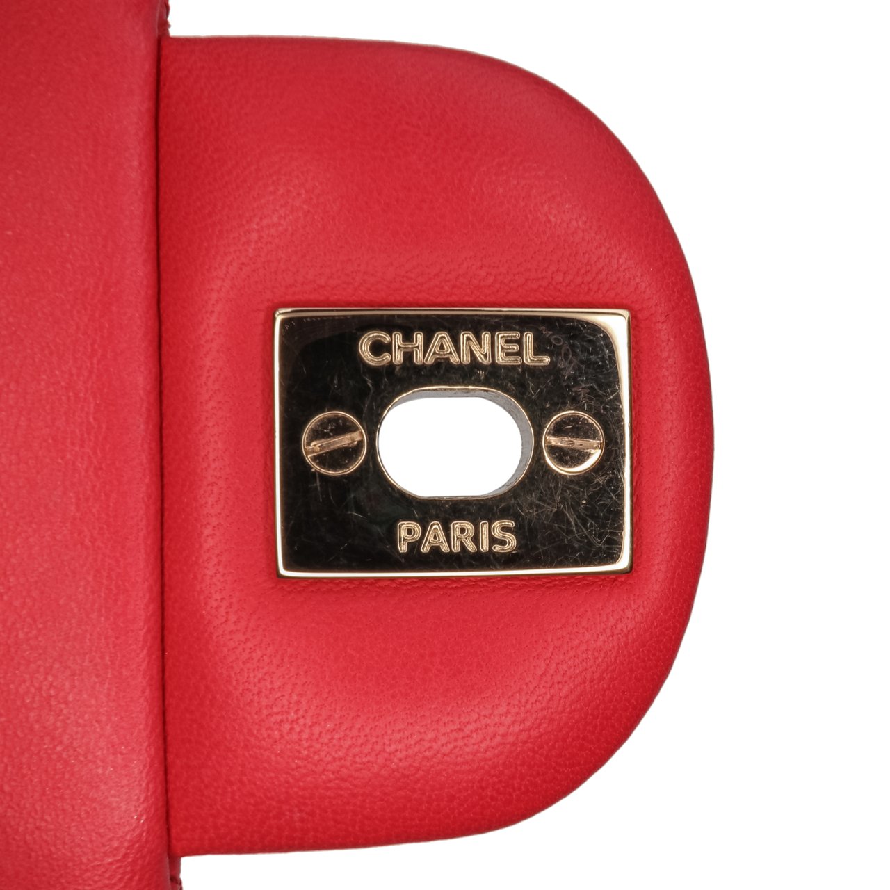 Chanel Mini Square Classic Lambskin Single Flap Roze