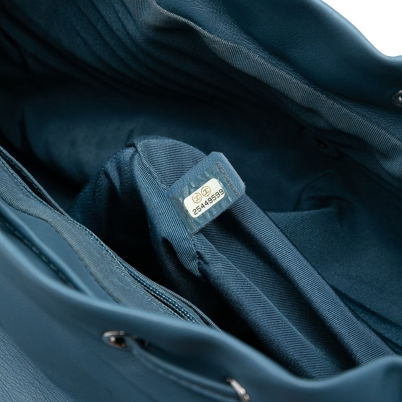 Chanel Chevron Lambskin Urban Spirit Backpack Blauw