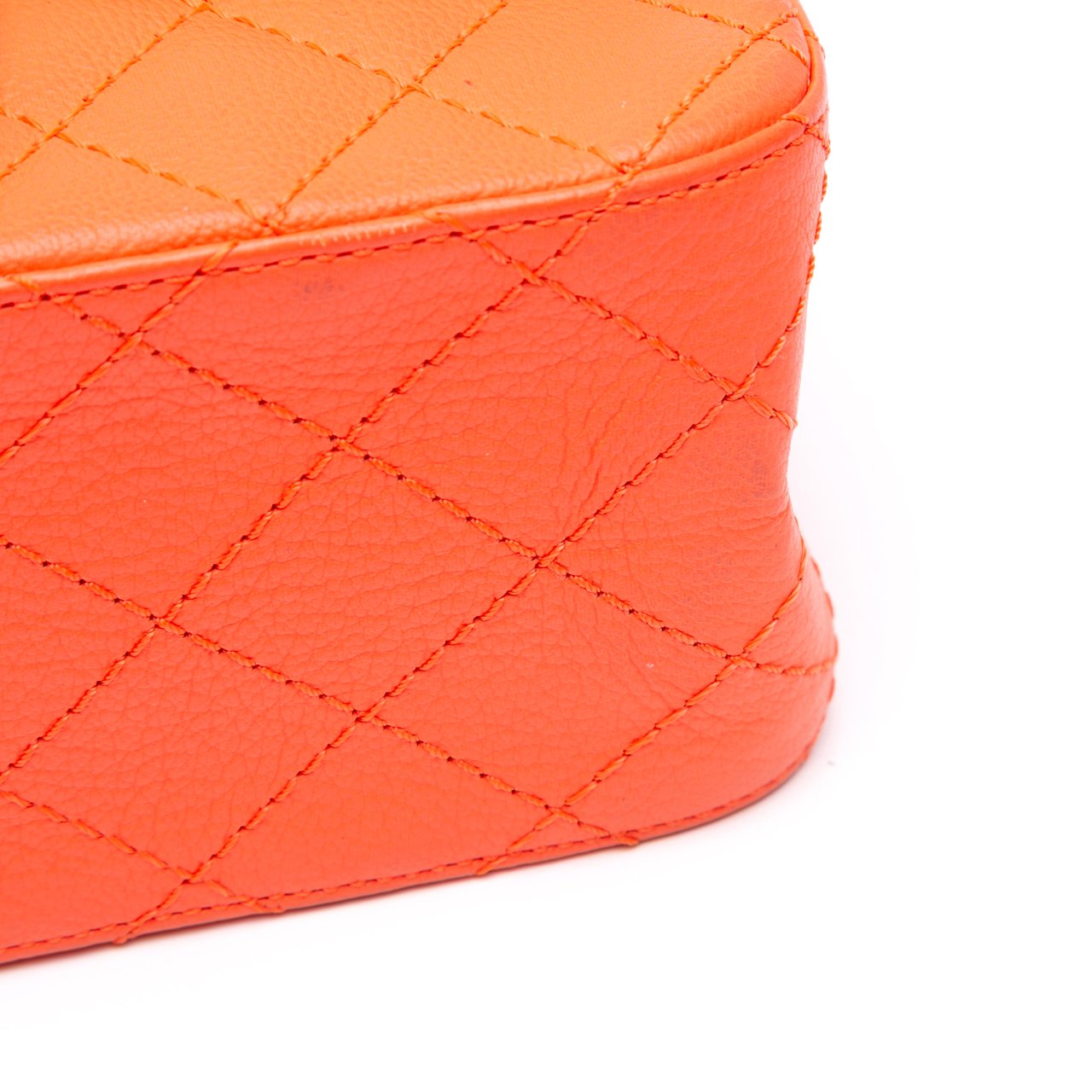 Chanel Mini Reissue 2.55 Quilted Goatskin Flap Oranje