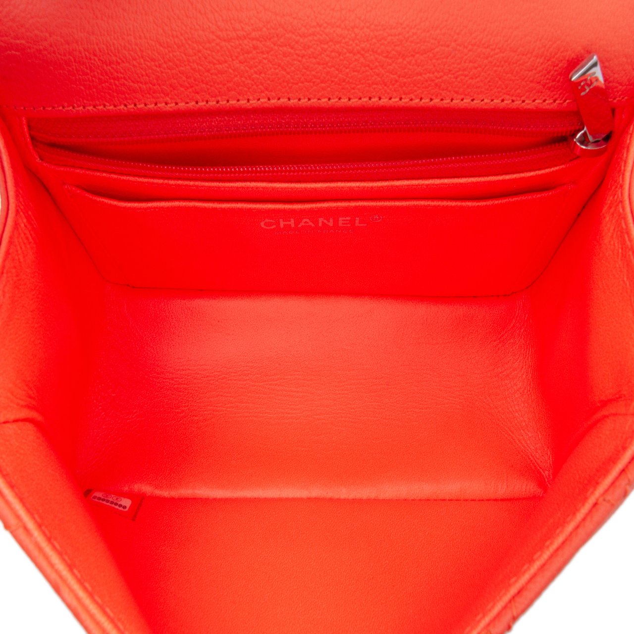 Chanel Mini Reissue 2.55 Quilted Goatskin Flap Oranje