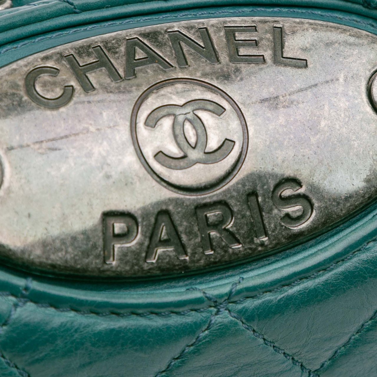 Chanel Paris Dallas CC Quilted Calfskin Double Flap Blauw