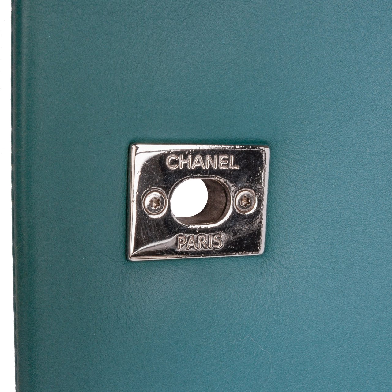 Chanel Medium Crumpled Calfskin Bi Vintage Full Flap Blauw