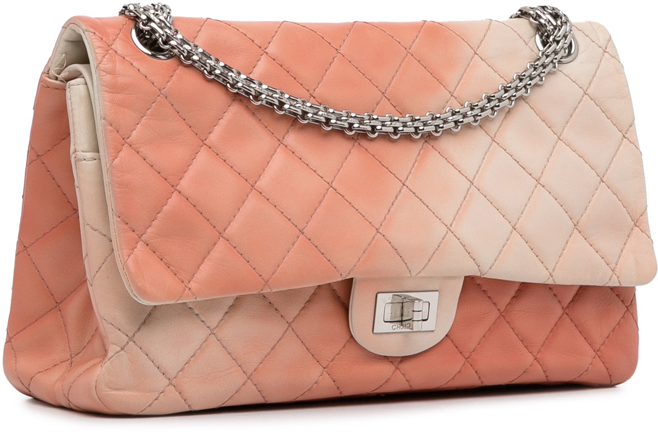 Chanel Ombre Reissue 225 Double Flap Oranje