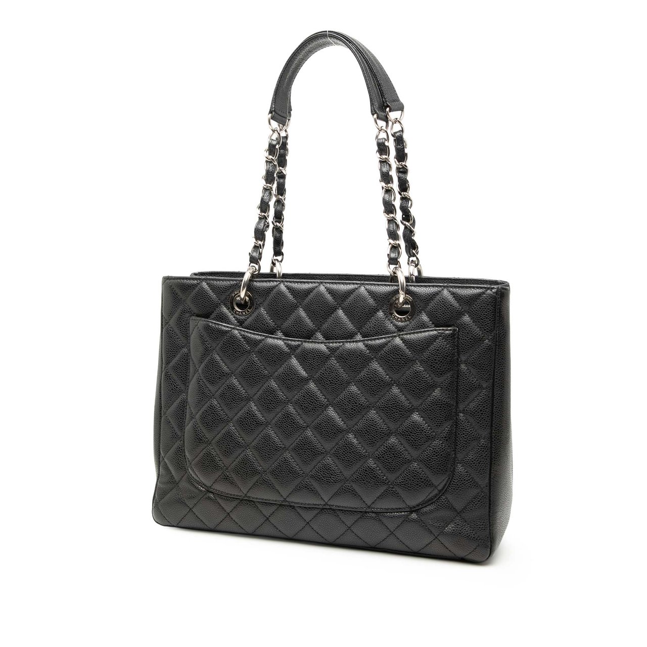 Chanel Caviar Grand Shopping Tote Zwart