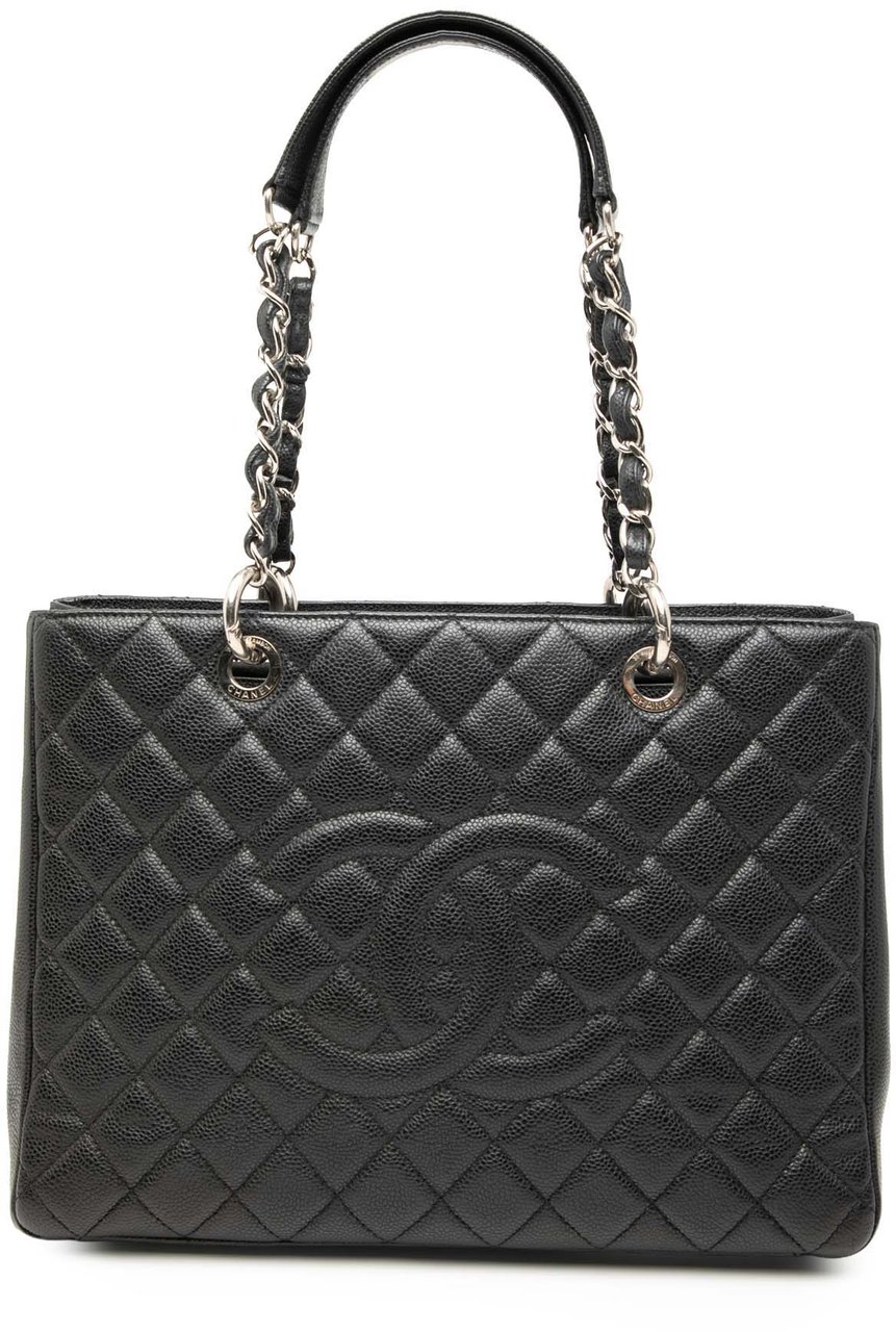 Chanel Caviar Grand Shopping Tote Zwart