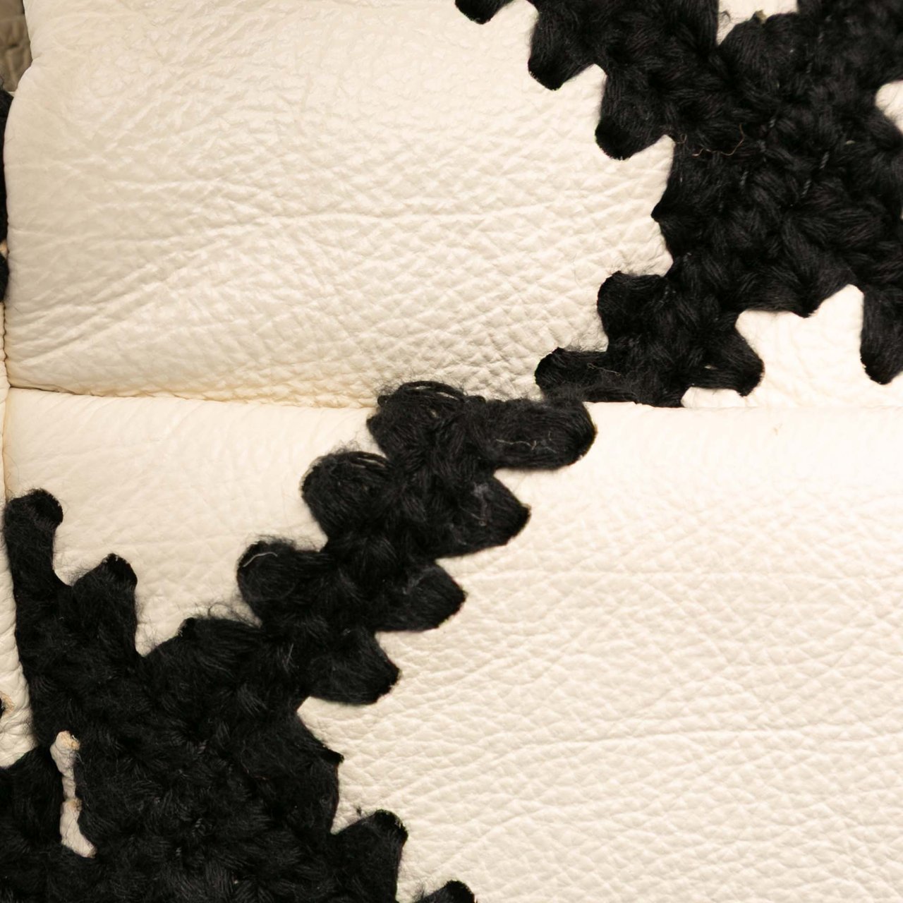 Chanel Medium Crochet Calfskin 19 Flap Wit