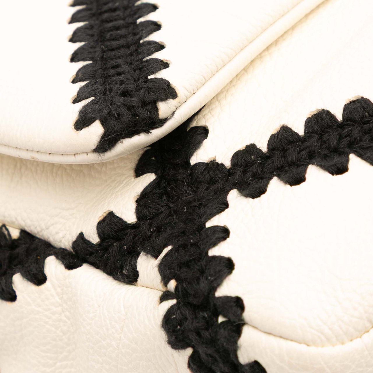 Chanel Medium Crochet Calfskin 19 Flap Wit