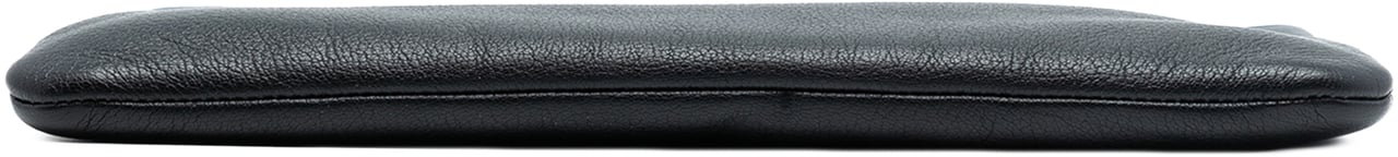 Chanel Medium Caviar Lucky Clover O Case Clutch Zwart