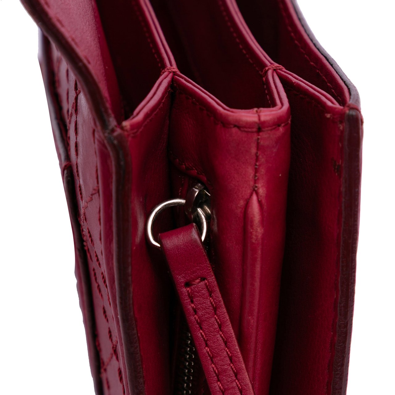 Chanel Medium Stitched Calfskin Citizen Flap Rood