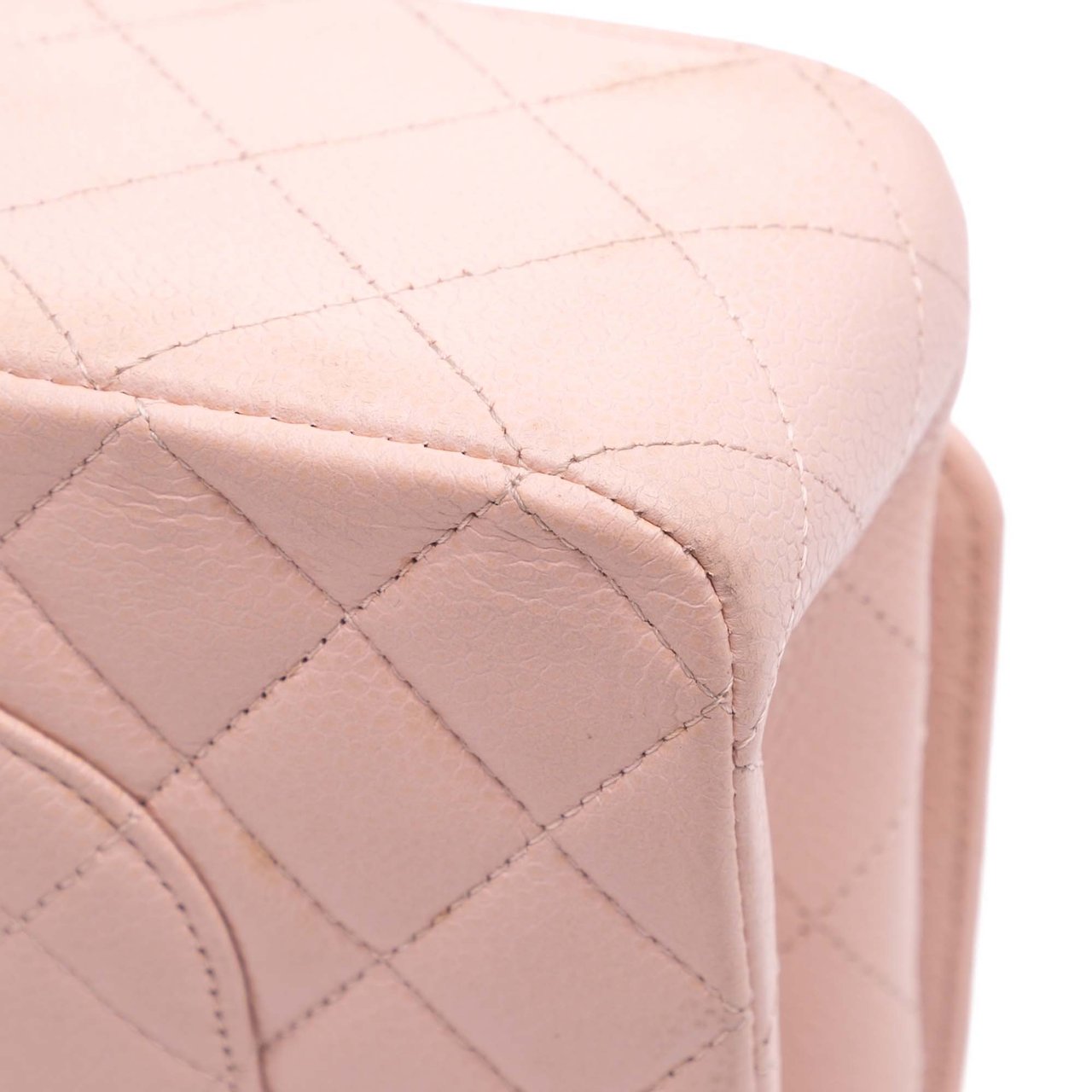 Chanel Medium Classic Caviar Double Flap Roze