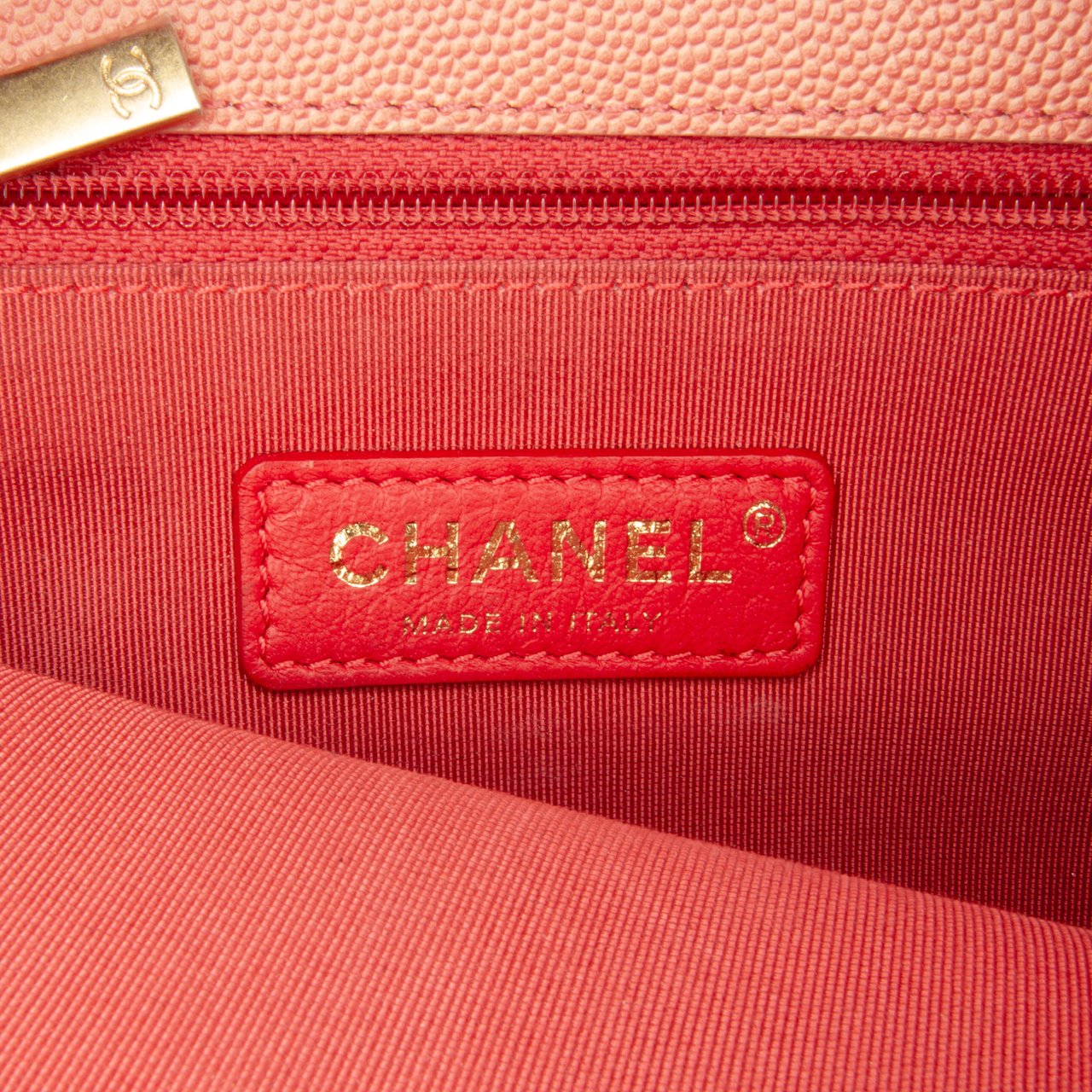 Chanel Caviar Sunset On The Sea Flap Belt Bag Roze