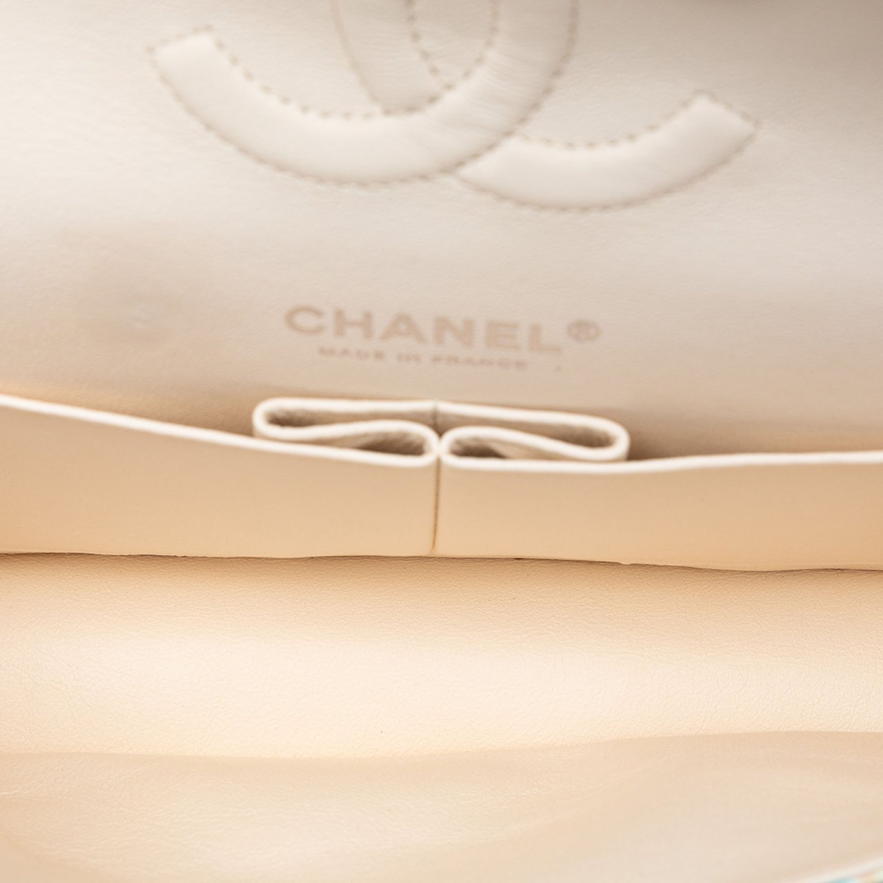 Chanel Medium Quilted Printed Leather Umbrella Double Flap Wit