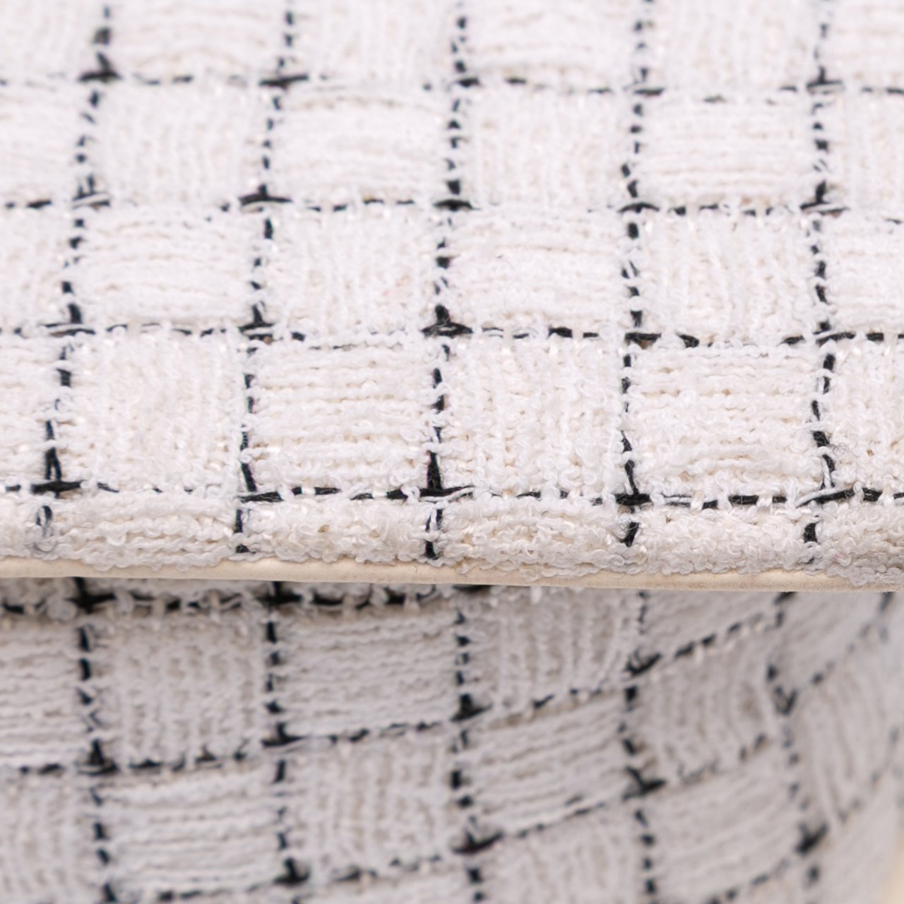 Chanel Tweed and Resin Zipped Shopping Bag Wit
