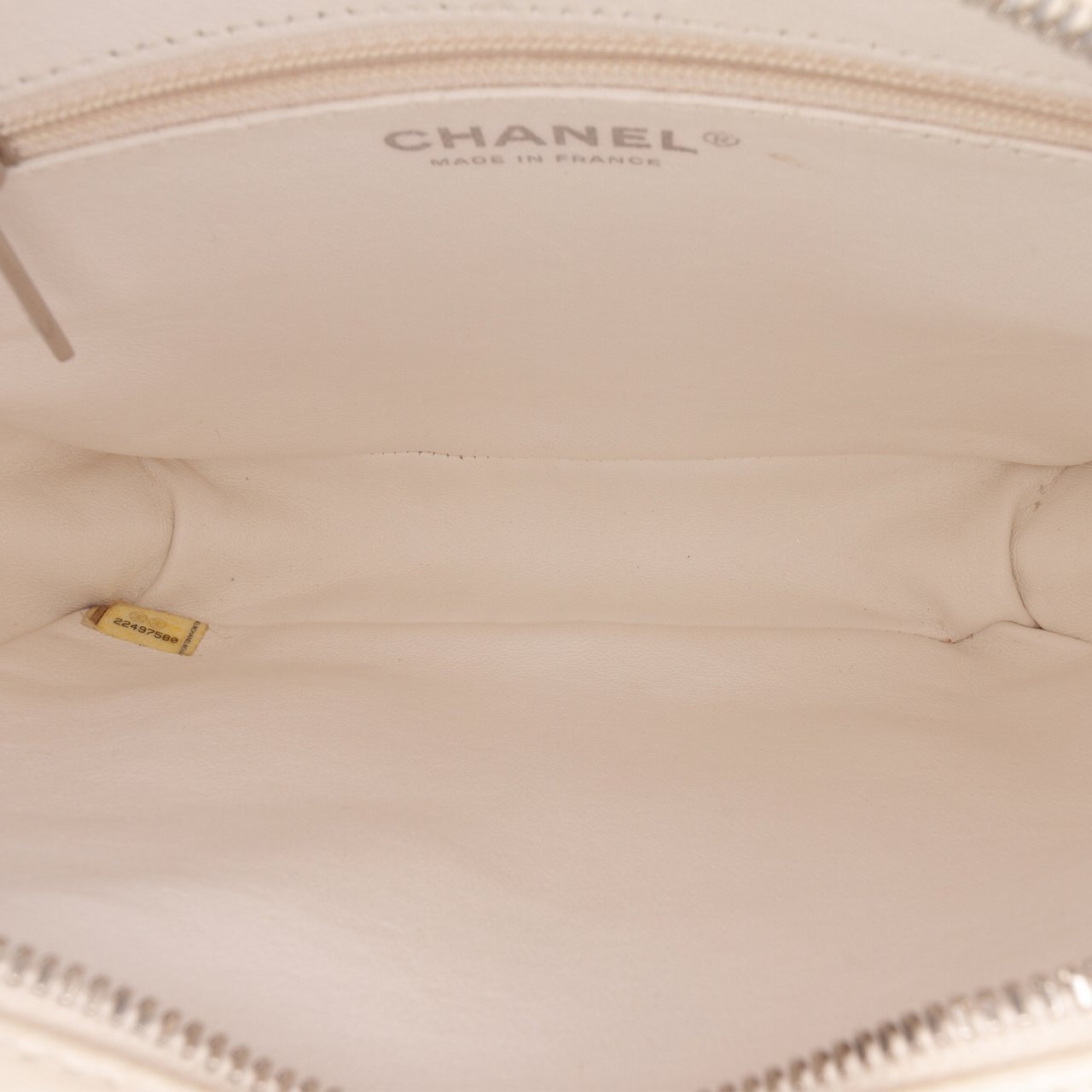Chanel Tweed and Resin Zipped Shopping Bag Wit