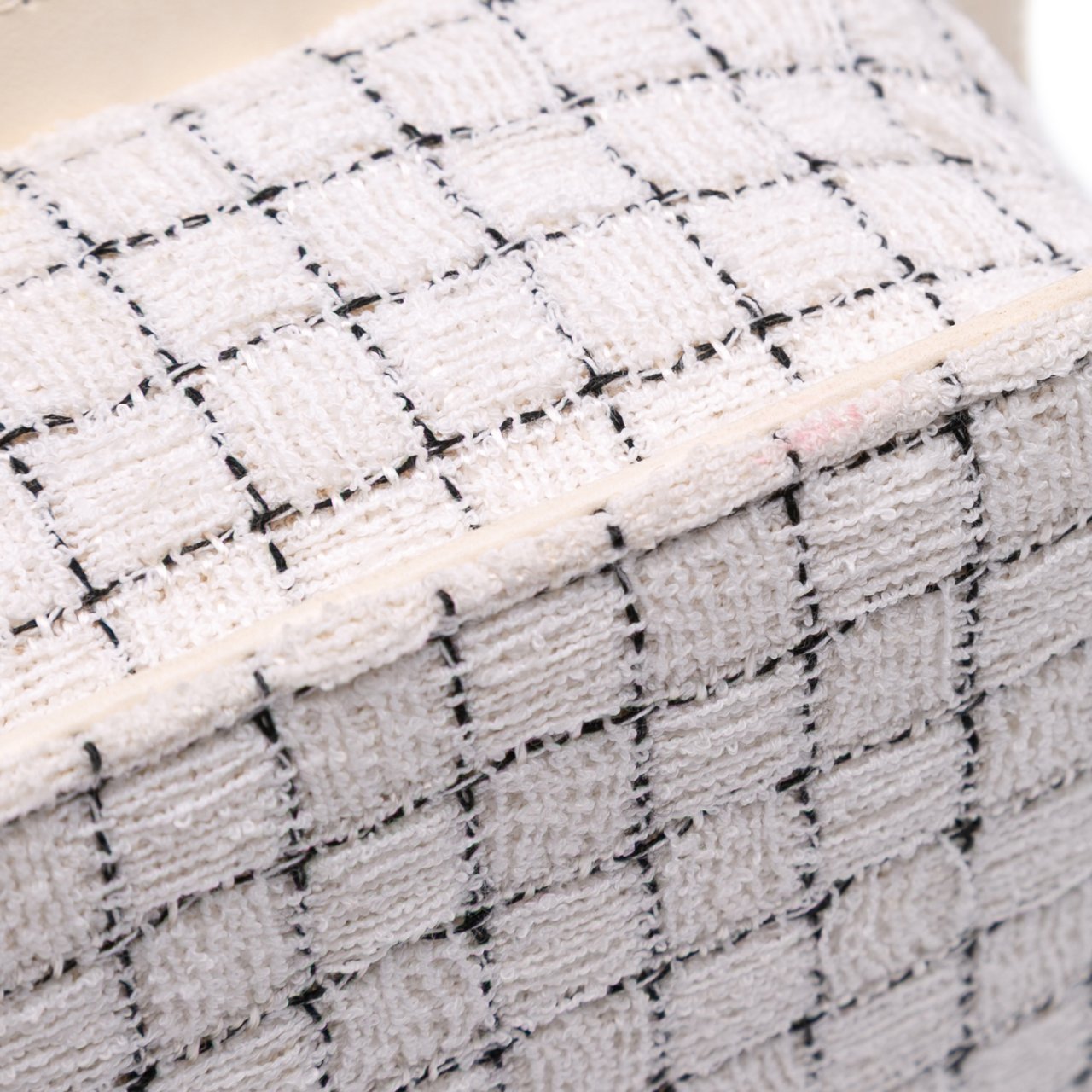 Chanel Tweed and Resin Zipped Shopping Bag Wit