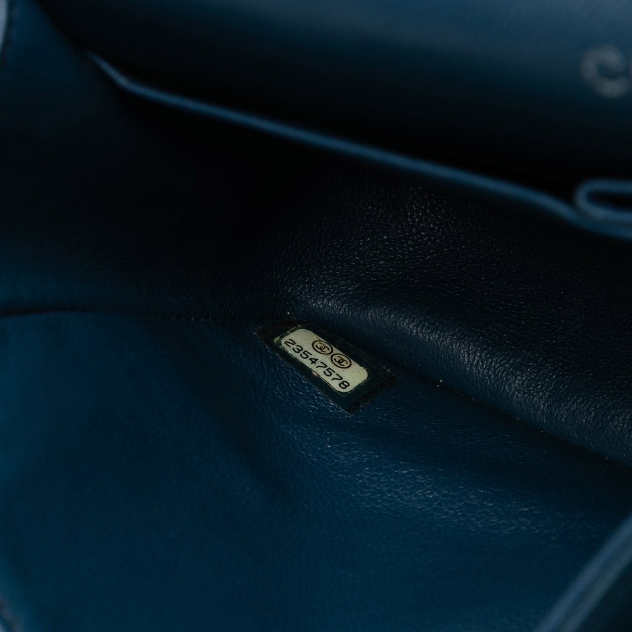 Chanel Small Classic Lambskin Double Flap Blauw