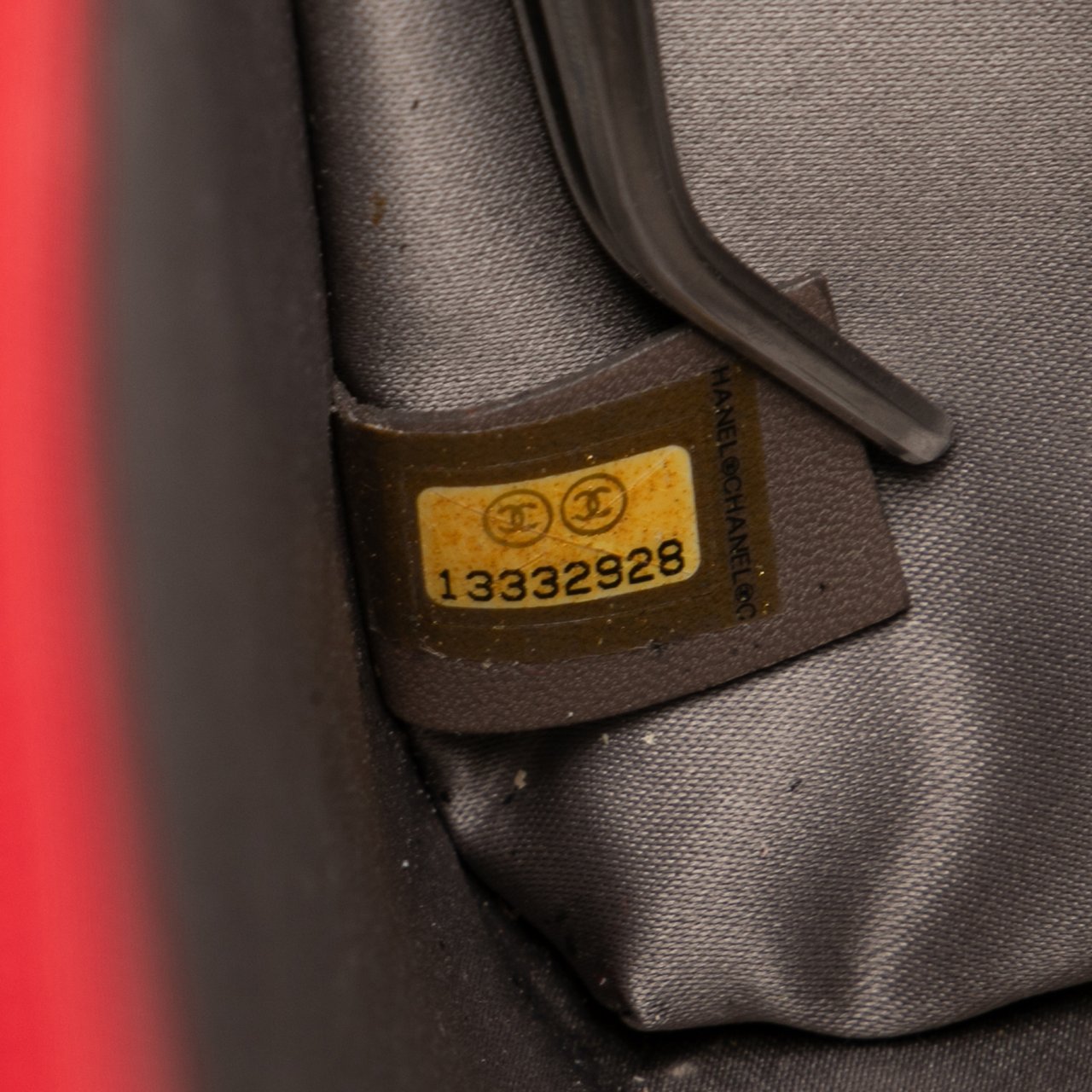 Chanel Patent Calfskin Lucky Symbols Pochette Rood