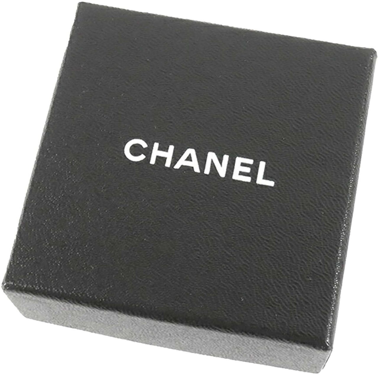 Chanel CC Gold Plated Faux Pearl Drop Clip On Earrings Goud