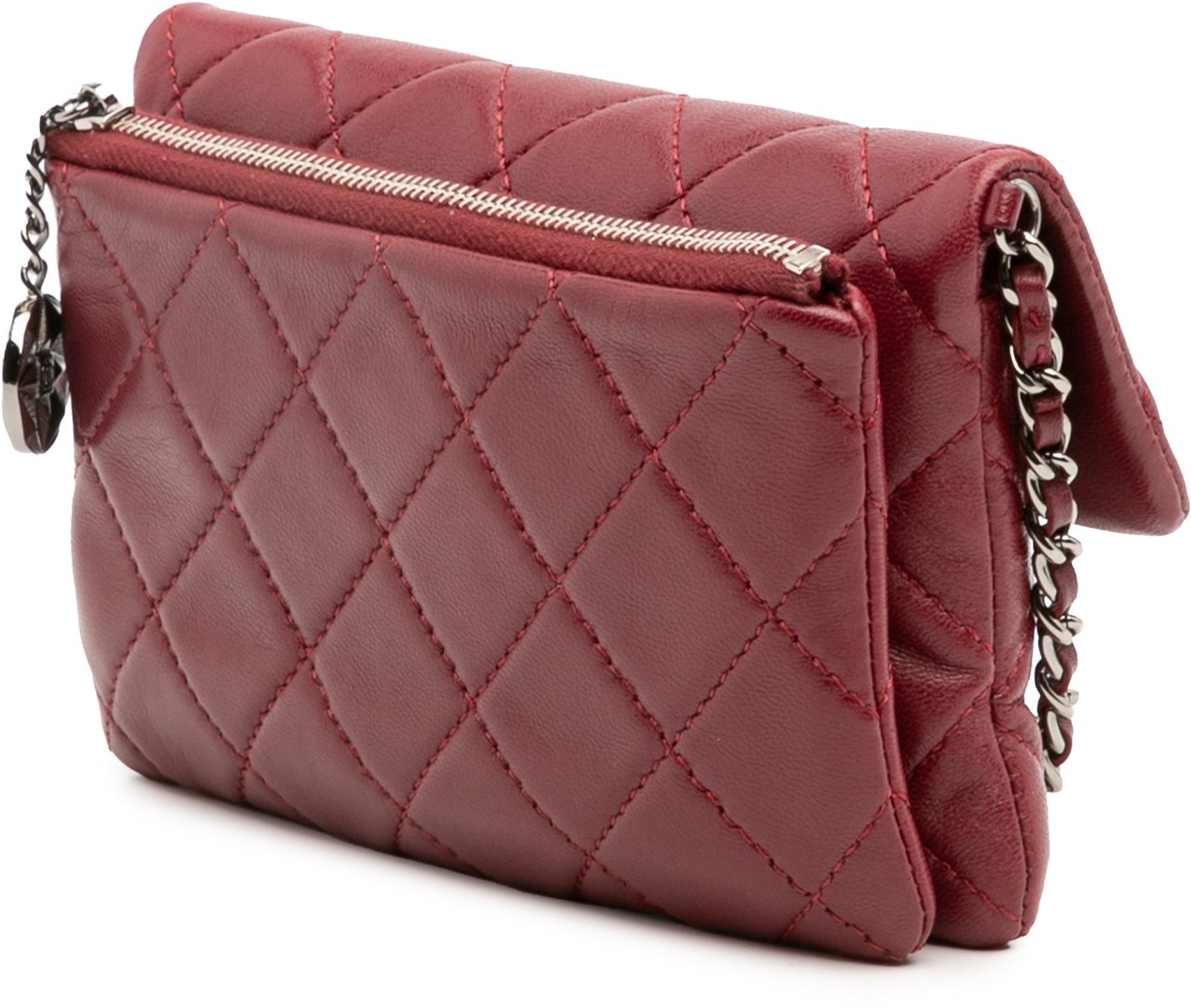 Chanel Mini Lambskin Mineral Nights Flap Rood