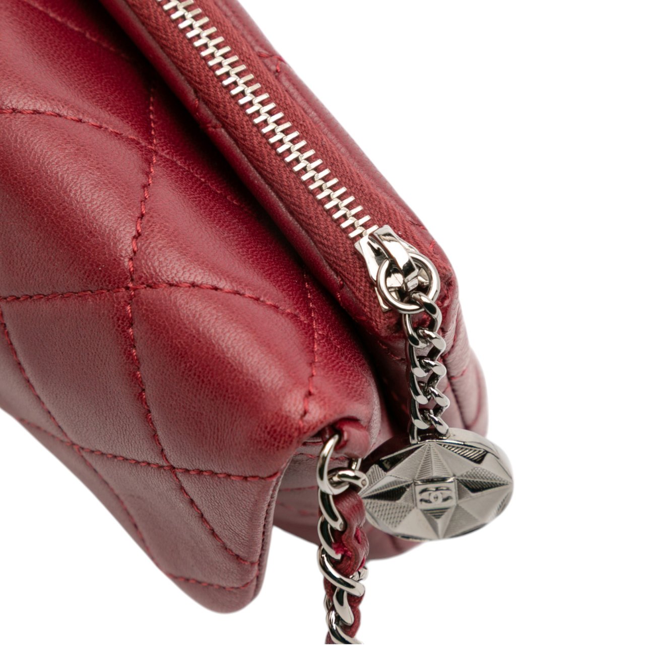 Chanel Mini Lambskin Mineral Nights Flap Rood