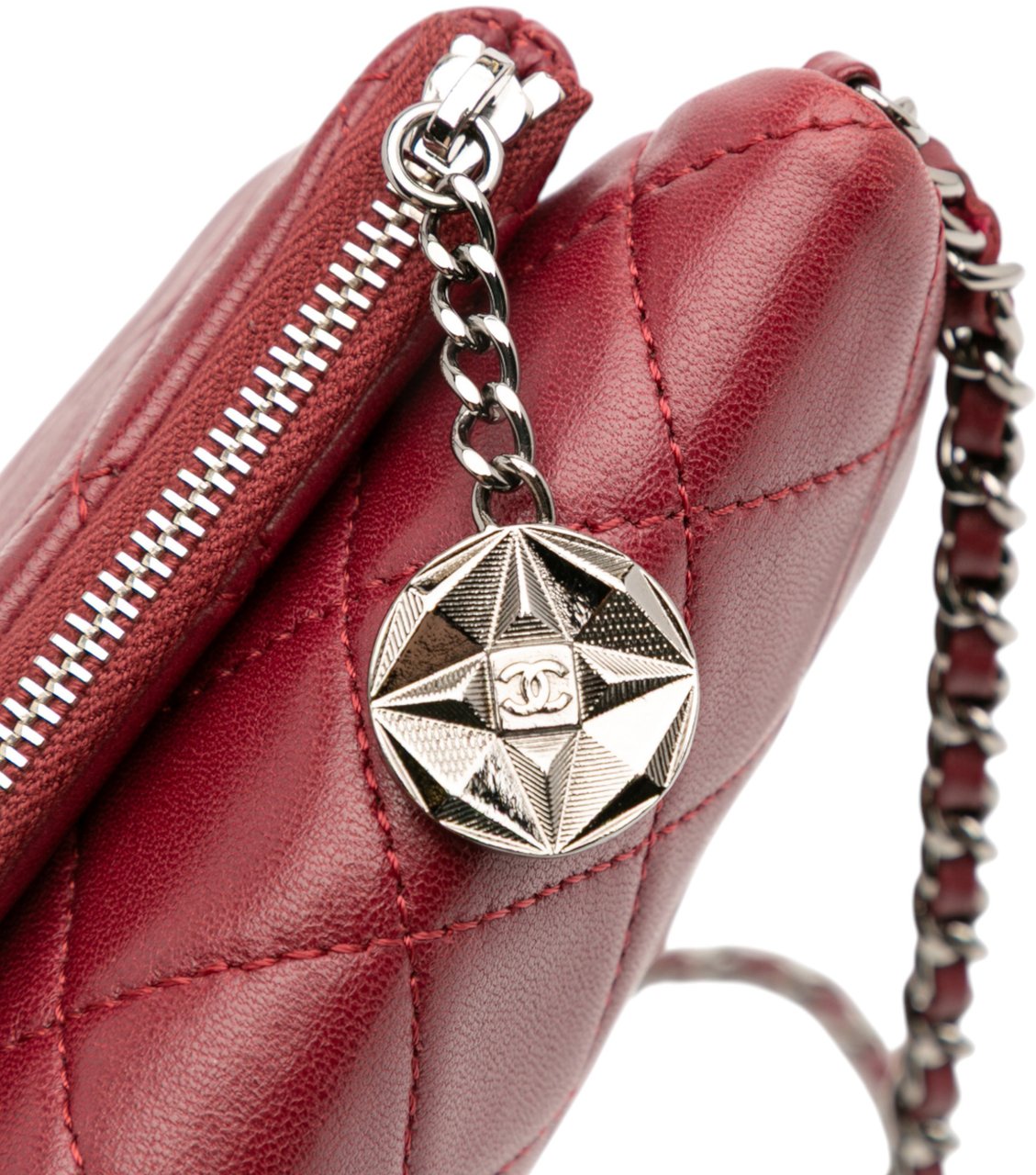 Chanel Mini Lambskin Mineral Nights Flap Rood