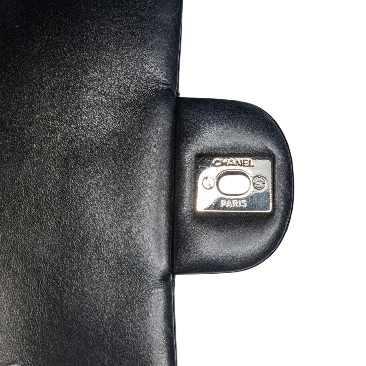 Chanel Mini Square Classic Patent Single Flap Zwart