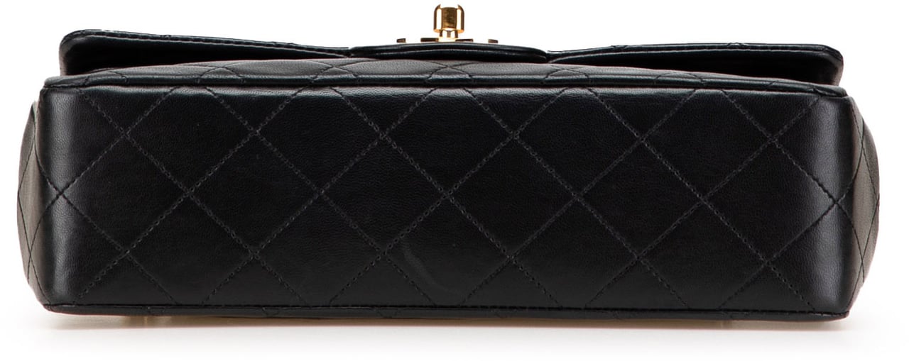Chanel Small Classic Lambskin Double Flap Zwart