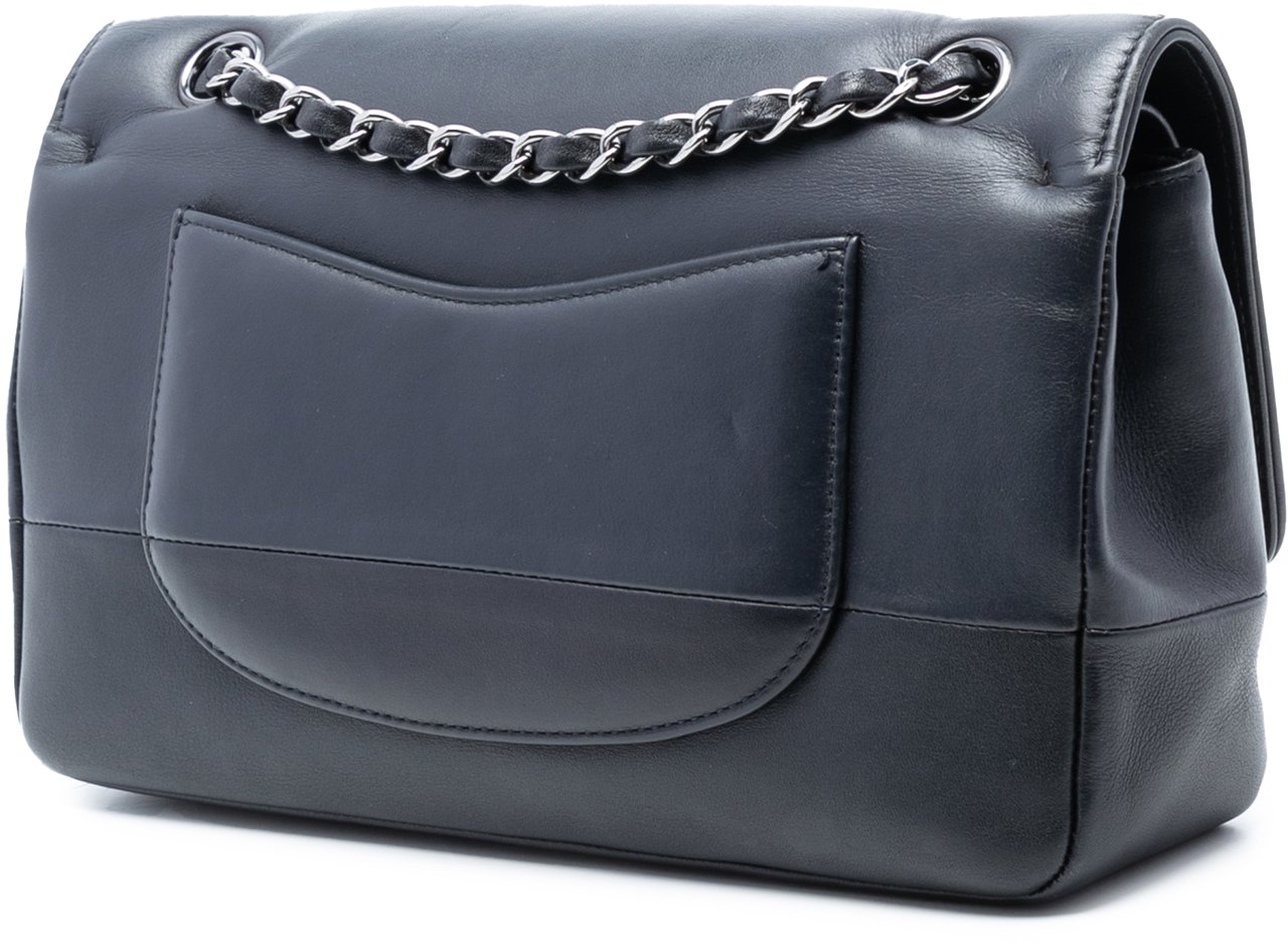 Chanel Medium Smooth Calfskin Pure Double Flap Zwart