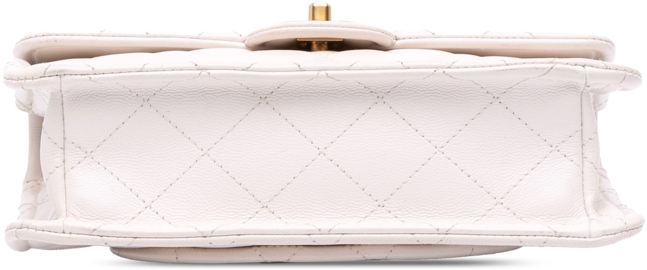 Chanel Medium Quilted Caviar Sweet Classic Flap Wit