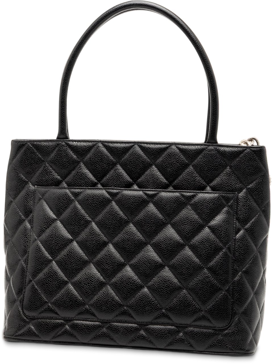 Chanel Caviar Medallion Tote Zwart