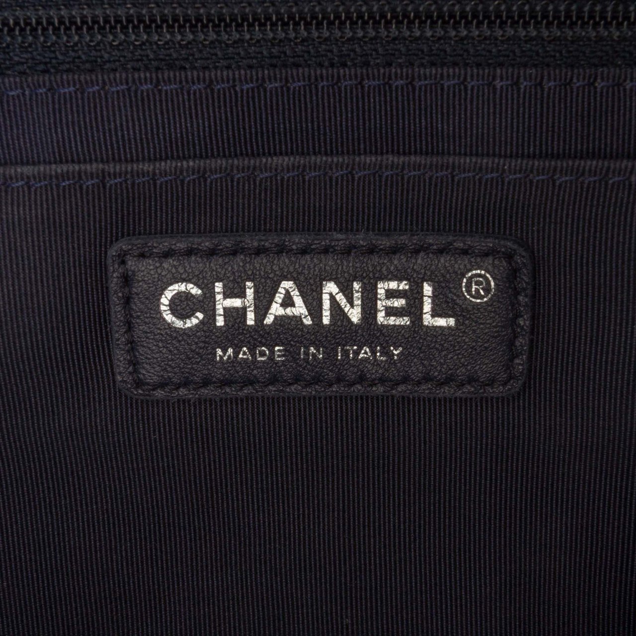 Chanel Paris-Salzburg Jumbo Bicolor Quilted Lambskin Tyrolean Flap Blauw