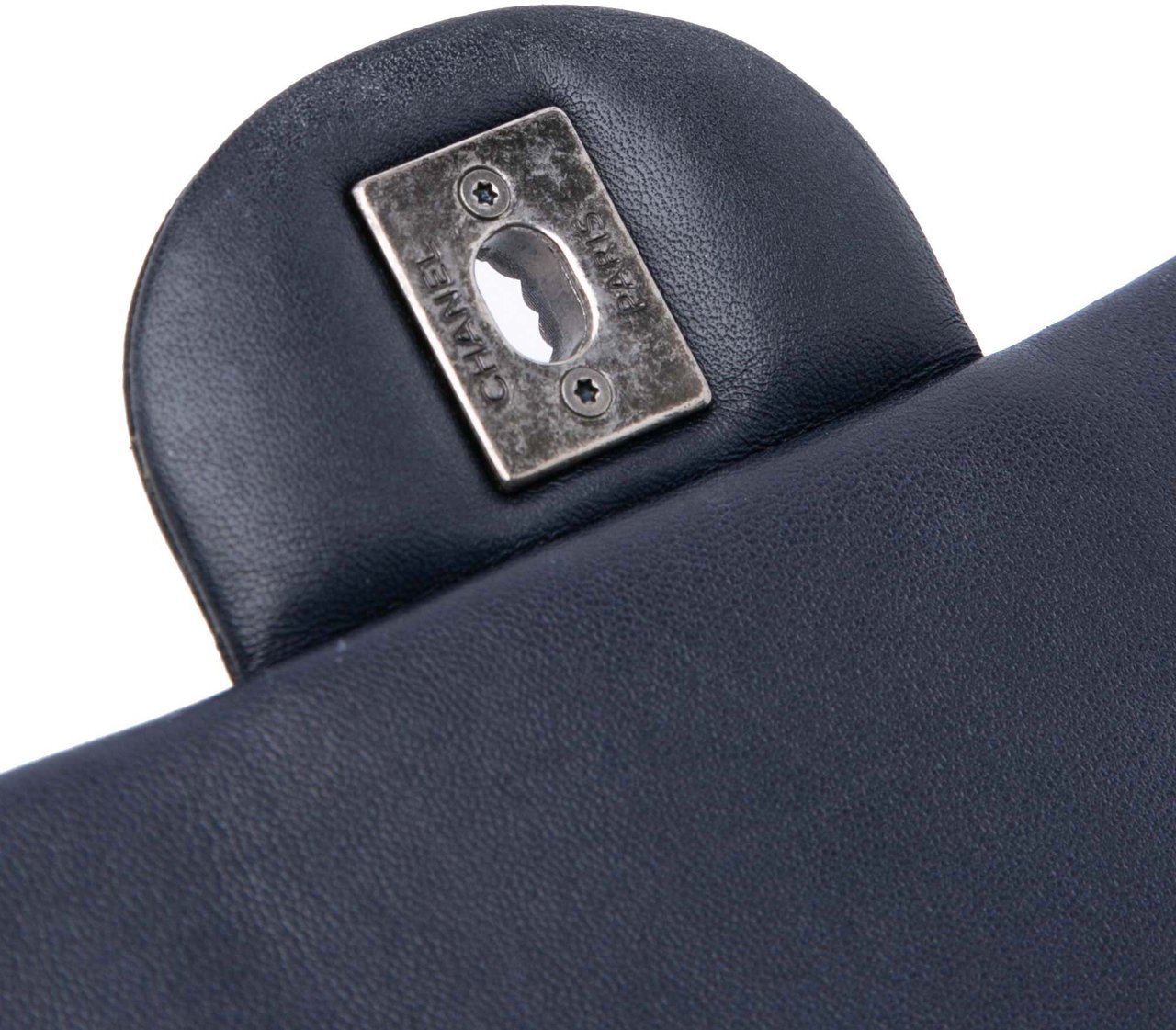 Chanel Paris-Salzburg Jumbo Bicolor Quilted Lambskin Tyrolean Flap Blauw