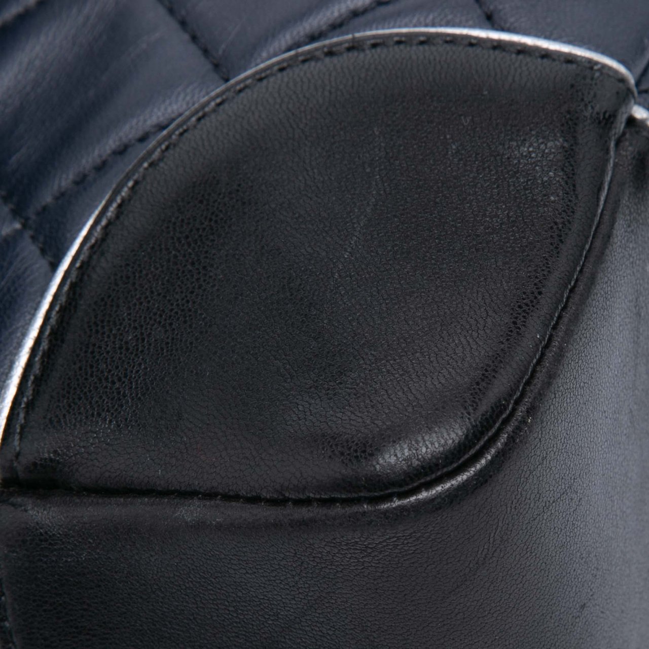 Chanel Paris-Salzburg Jumbo Bicolor Quilted Lambskin Tyrolean Flap Blauw