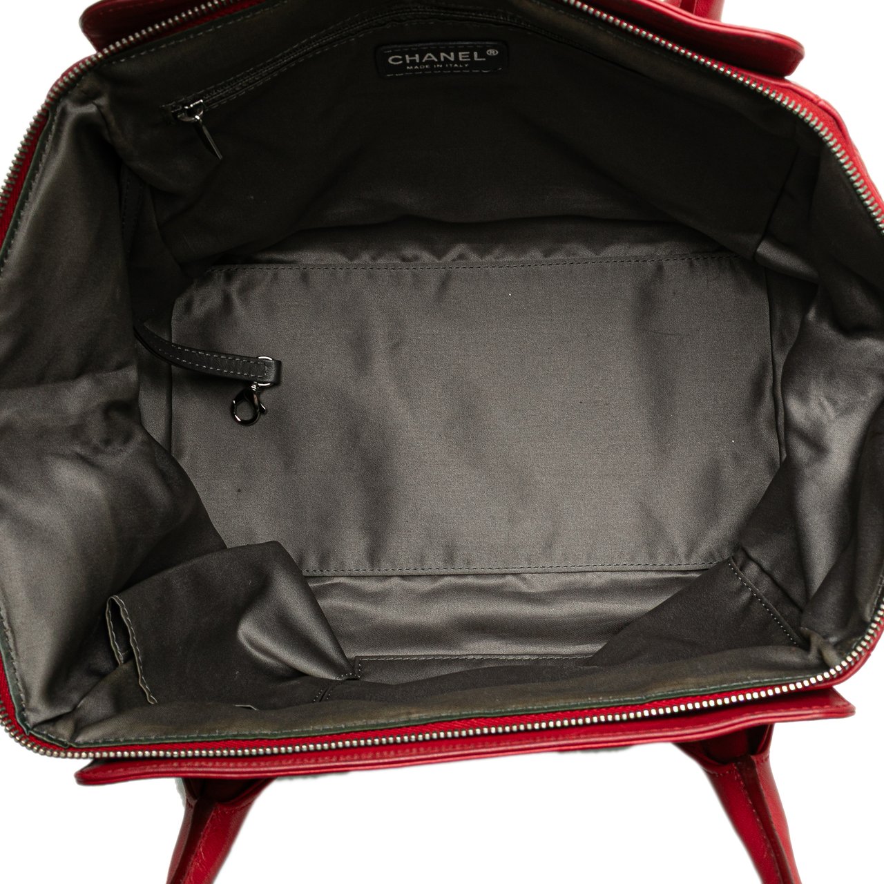 Chanel Lambskin Square Stitched Lax Handbag Rood