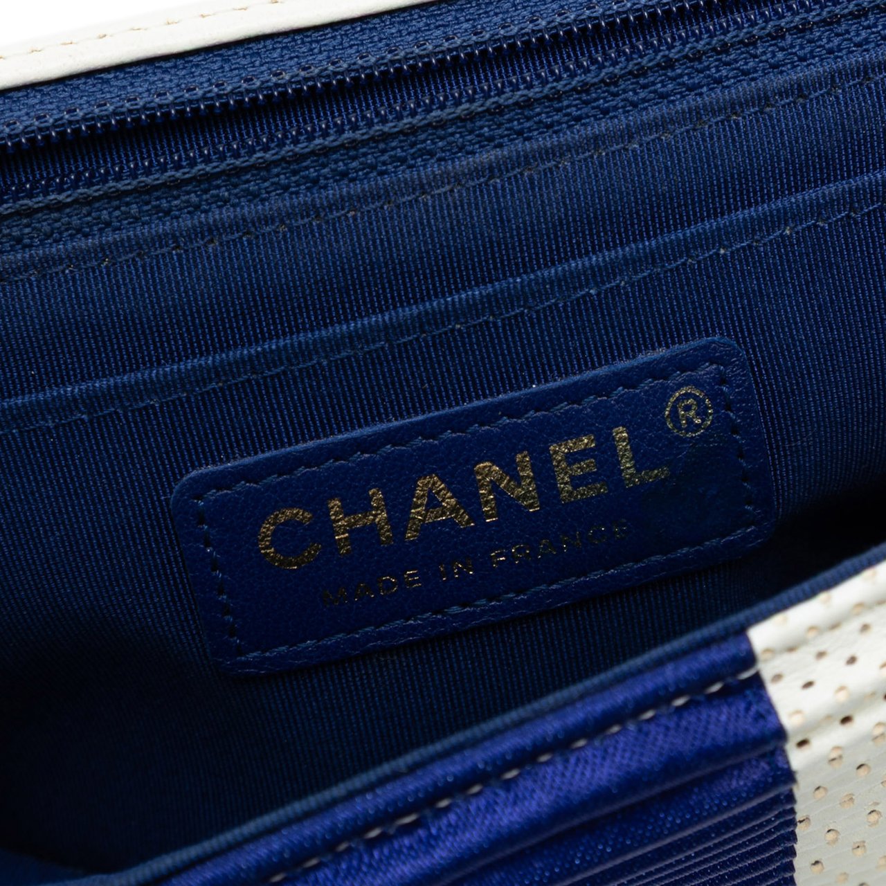 Chanel New Mini Pleated Perforated Lambskin Single Flap Wit