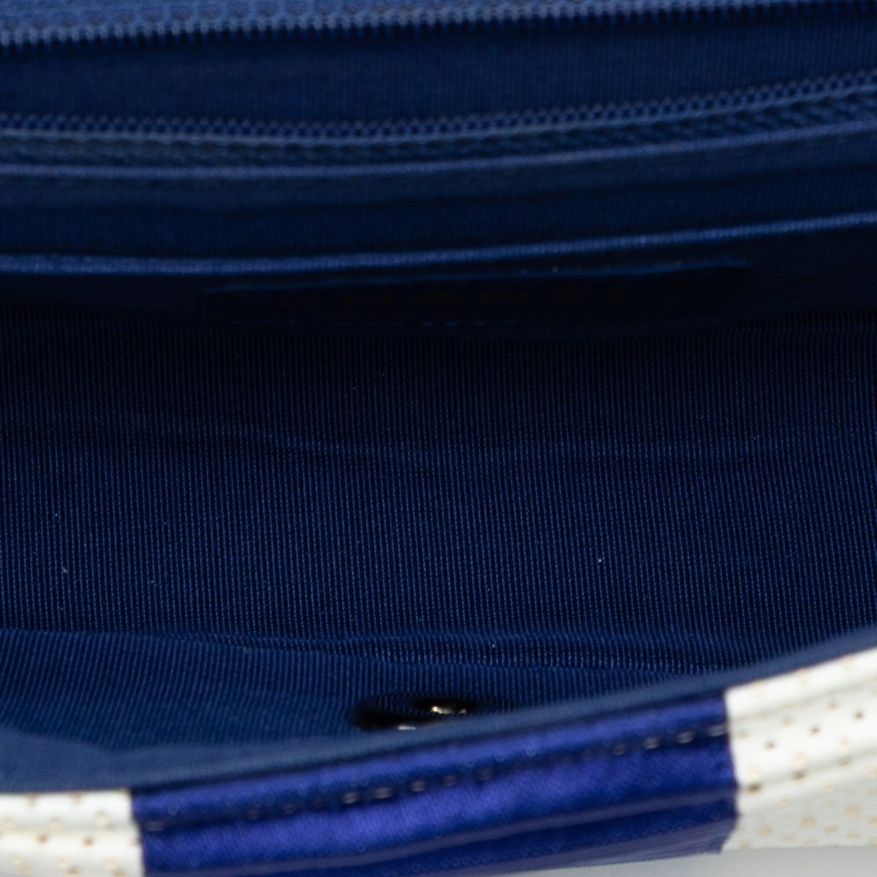 Chanel New Mini Pleated Perforated Lambskin Single Flap Wit