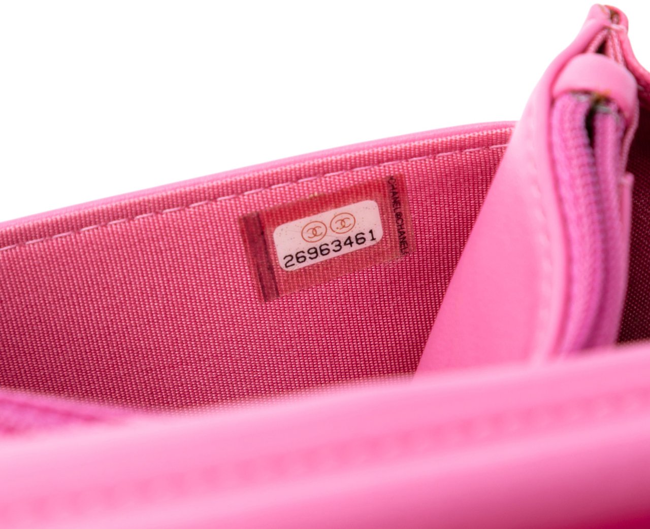Chanel Small Quilted Caviar Boy Flap Roze
