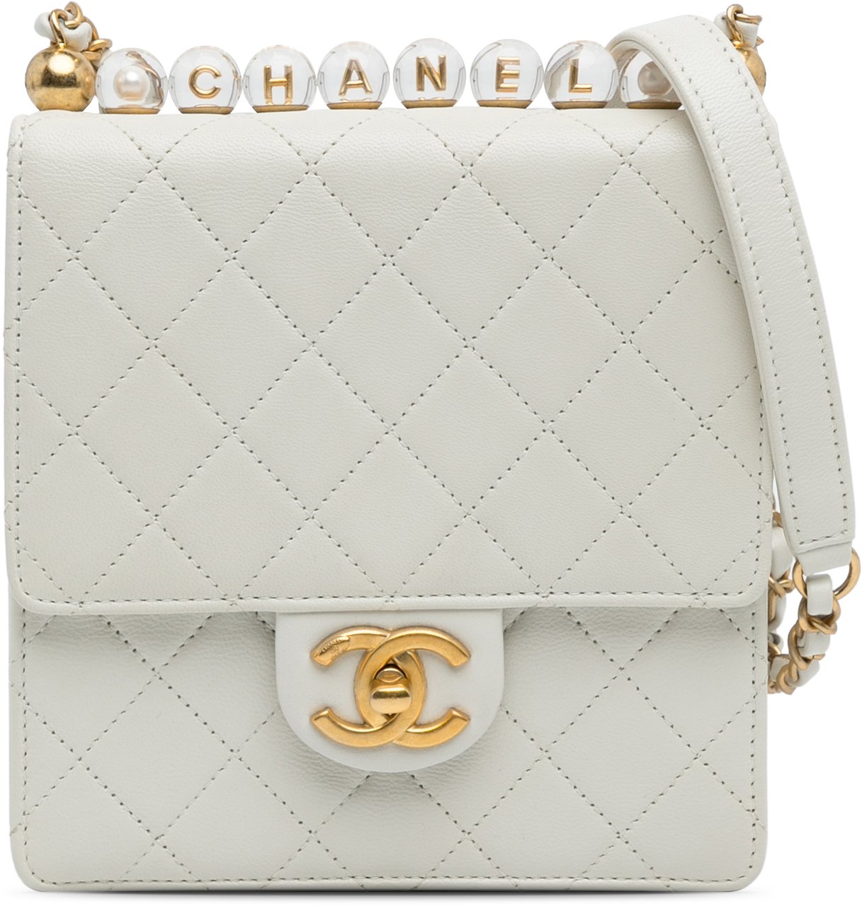 Chanel Small Chic Pearls Flap Wit