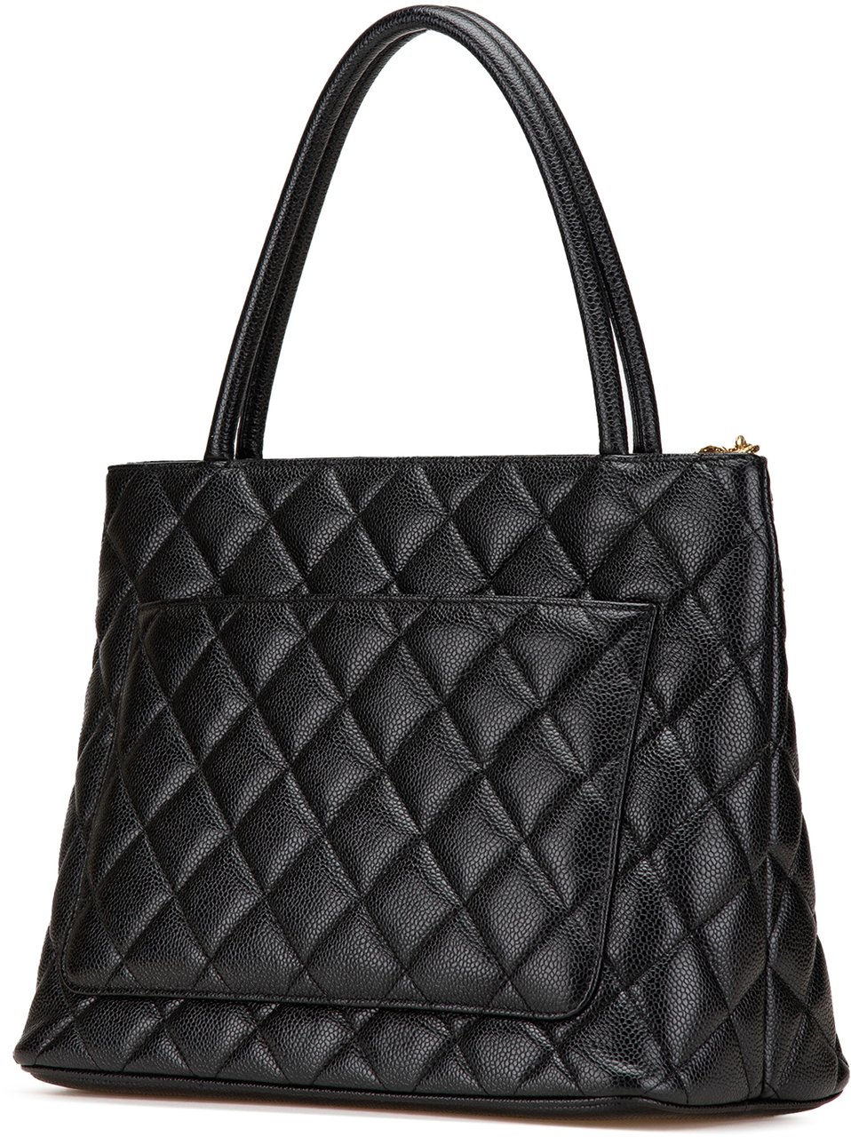 Chanel Caviar Medallion Tote Zwart