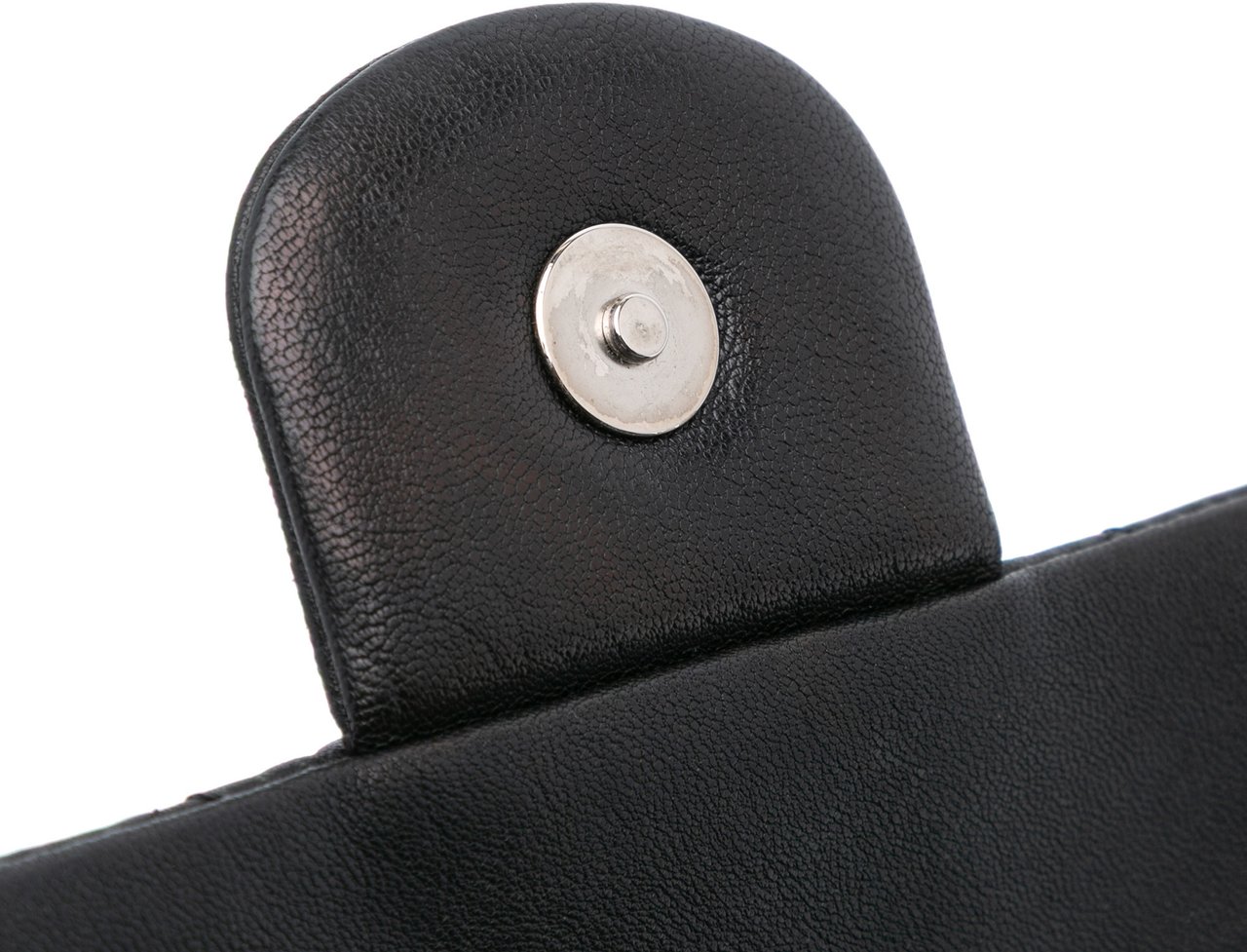 Chanel Large Lambskin Chain Around Flap Zwart