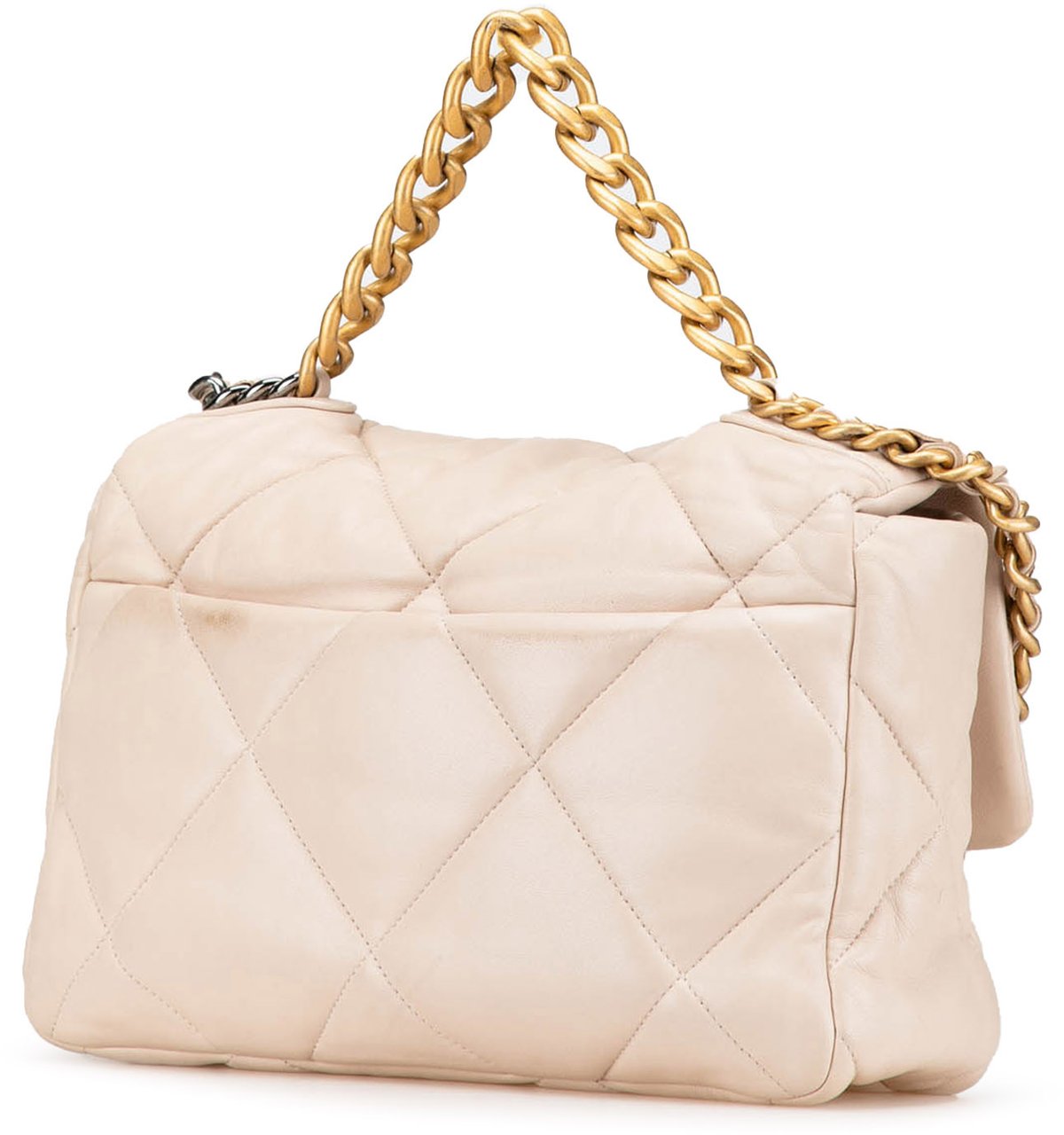 Chanel Large Lambskin 19 Flap Bruin