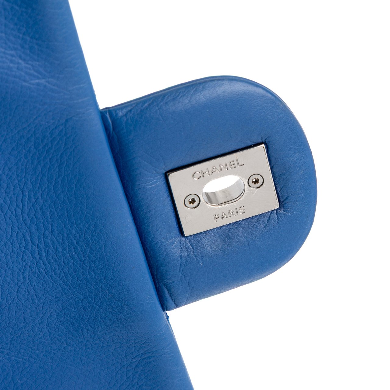 Chanel CC Quilted Calfskin Multi Chain Flap Blauw