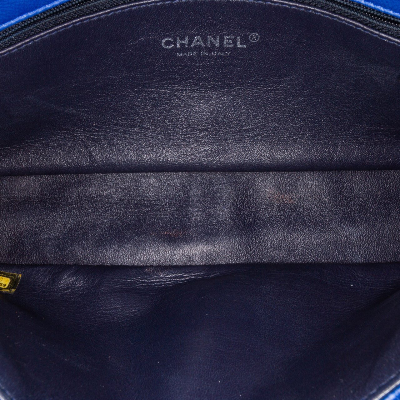 Chanel CC Quilted Calfskin Multi Chain Flap Blauw