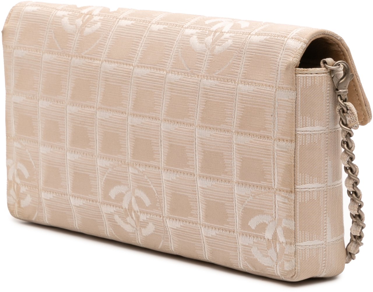 Chanel New Travel Line Nylon East West Flap Bruin