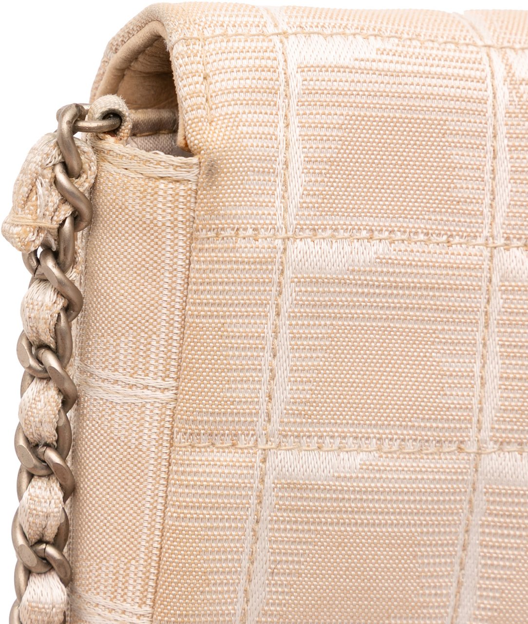 Chanel New Travel Line Nylon East West Flap Bruin