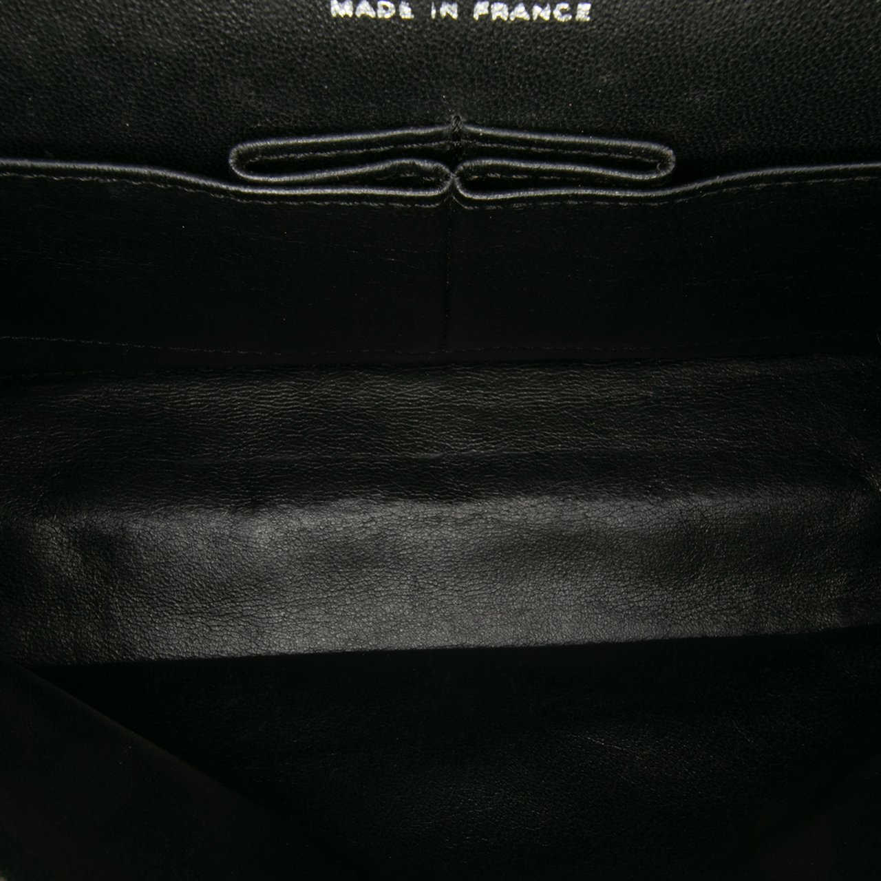 Chanel Medium Classic Bicolor Lambskin Double Flap Zwart