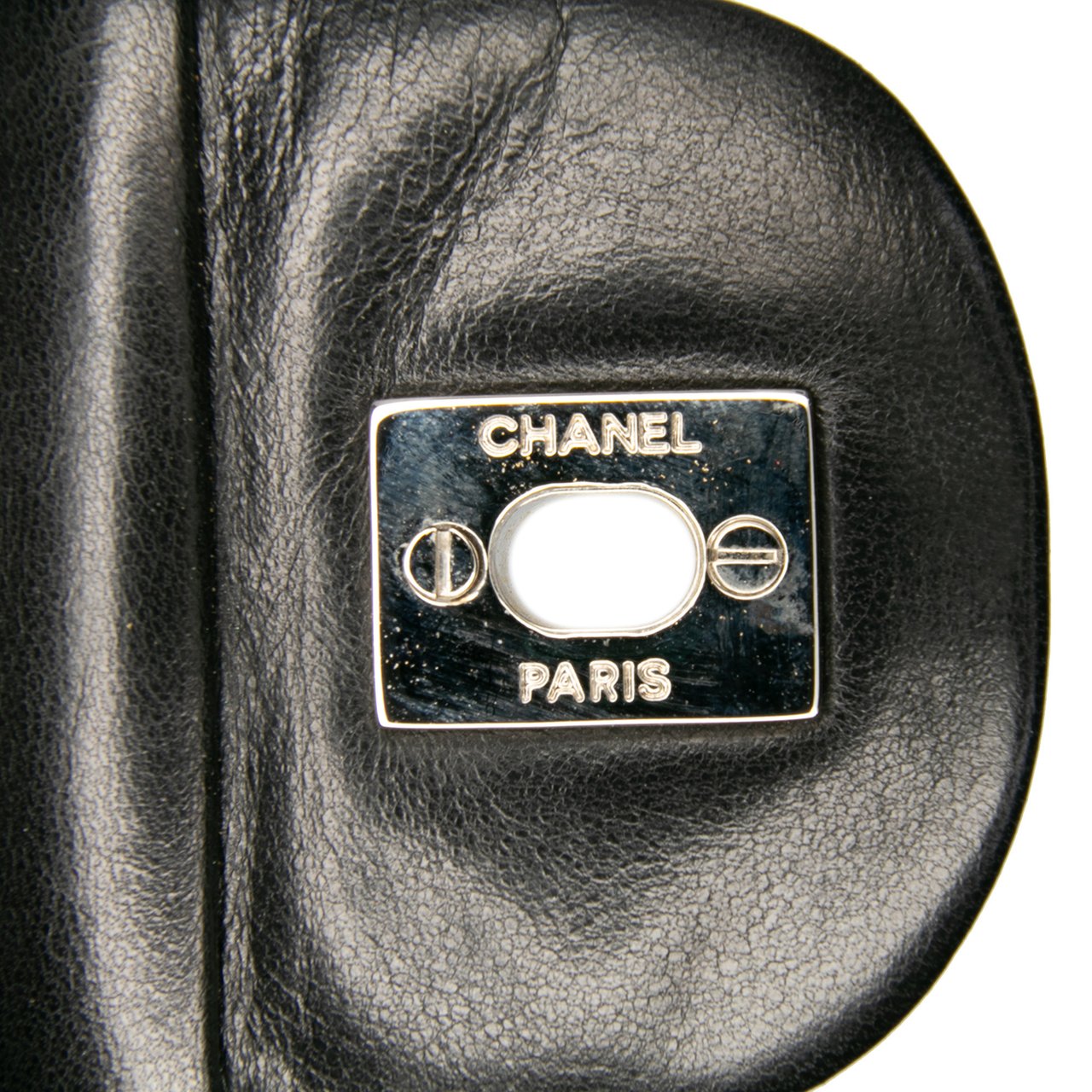 Chanel Medium Classic Bicolor Lambskin Double Flap Zwart