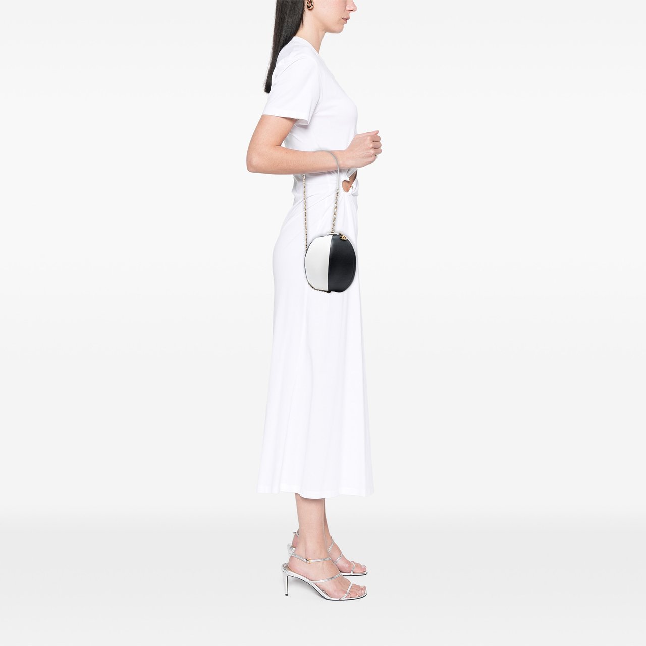 Chanel Calfskin Coco Beach Ball Bag Zwart